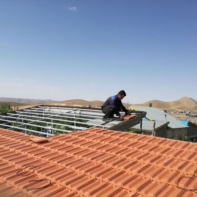 پوشش سقف شیبدار در مشهد